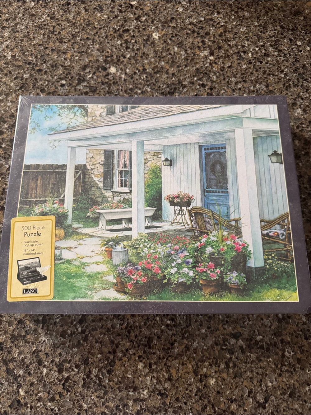 NEW Unopened Lang 500-Piece "A Potted Garden" Puzzle